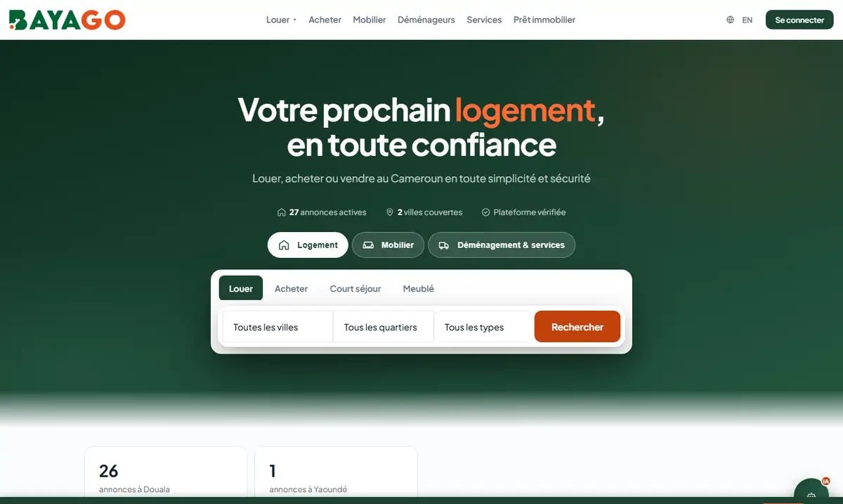 Home page of BAYAGO